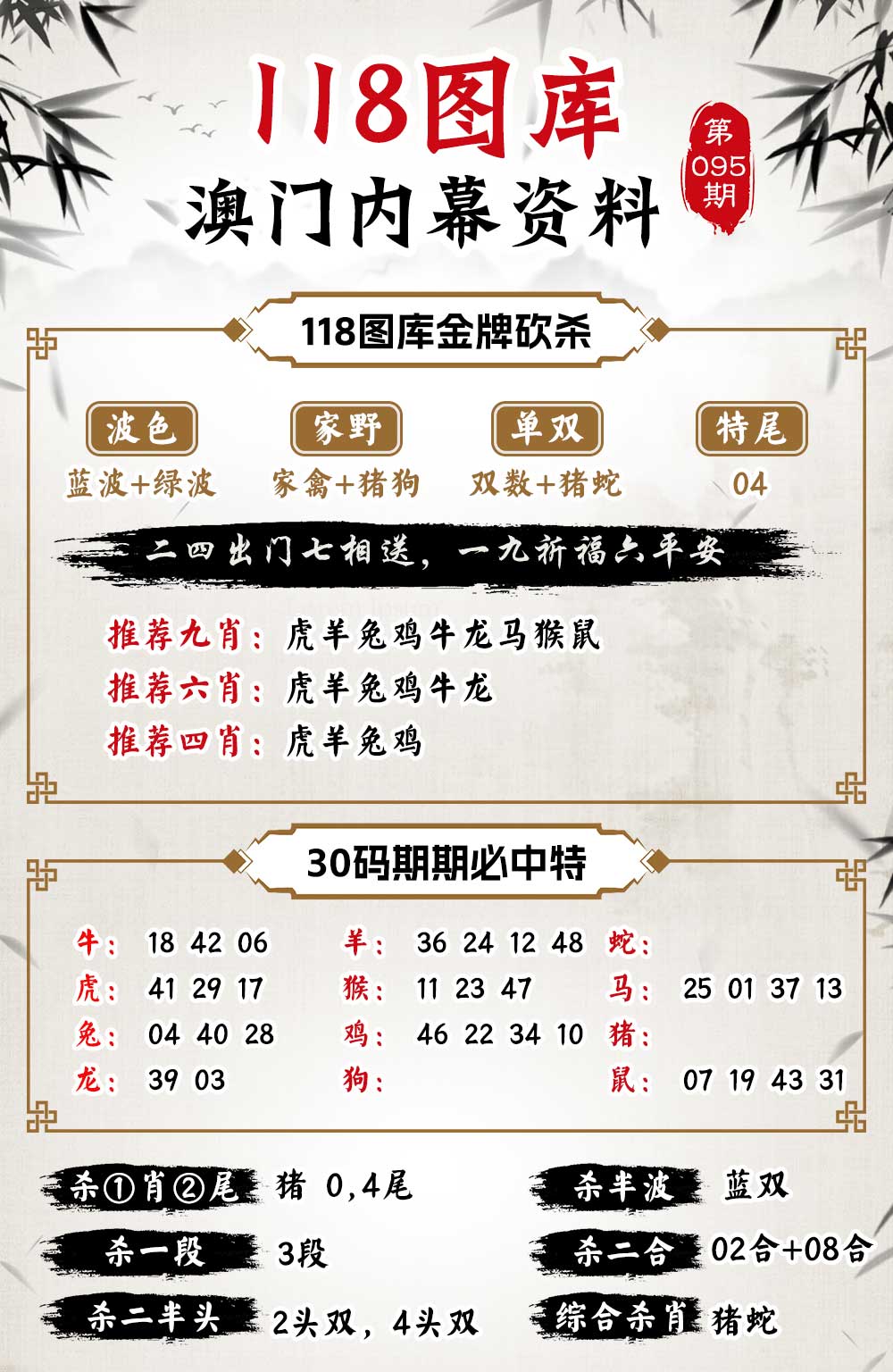 095期118内幕资料[图]